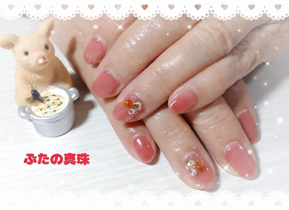 ネイル ハンドネイル 林 珠里のネイルデザイン