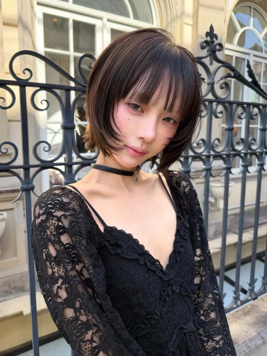 ショート RiA/レイヤーカッ ト/ハッシュカットのヘアスタイル