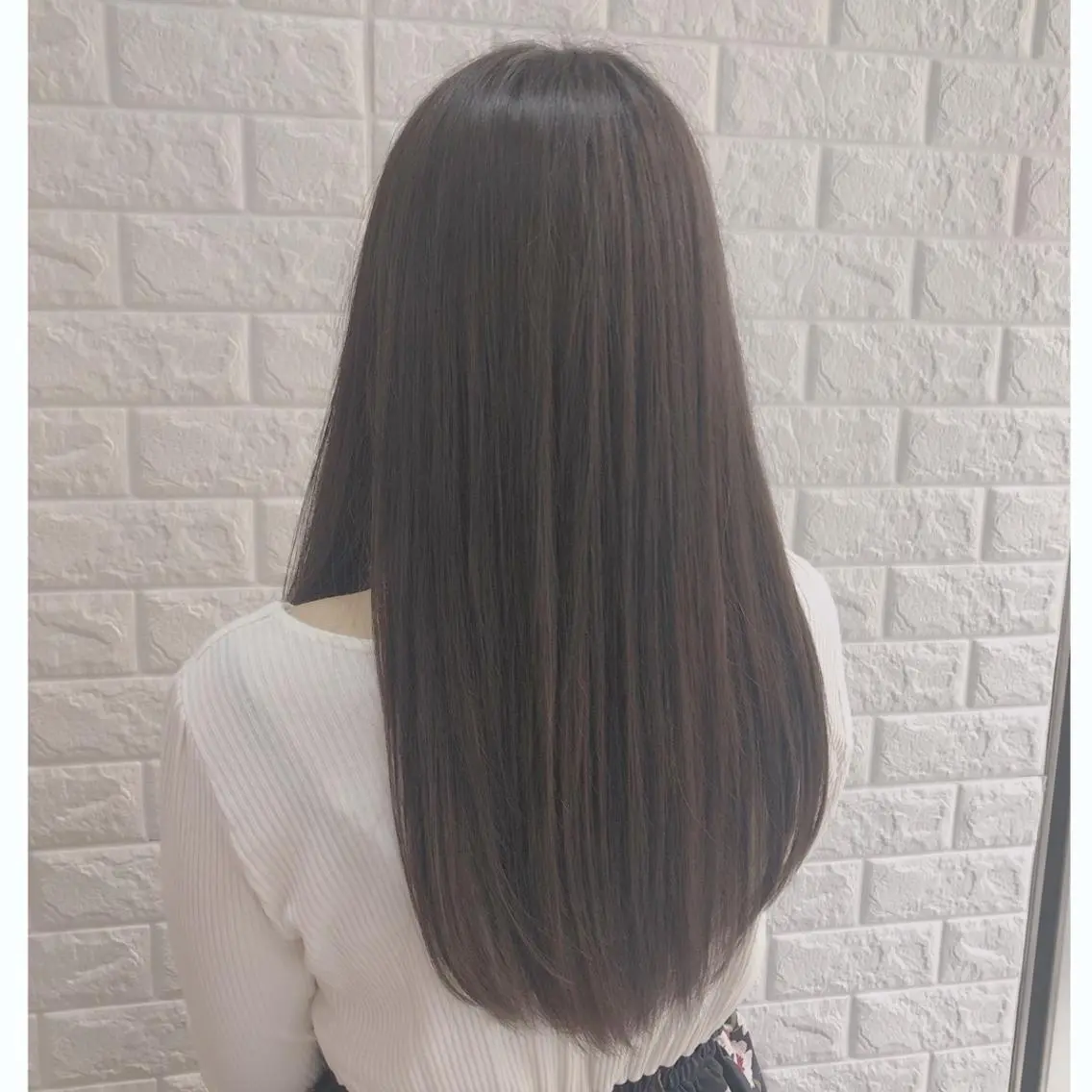 ロング パーマ カット 縮毛矯正 トリートメント 艶髪 ♡Tomiyaのヘアスタイル
