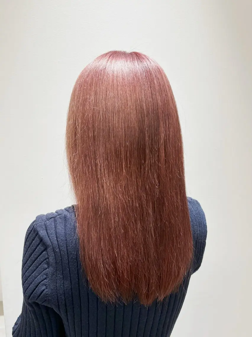 ロング カラー ピンクカラー ヘアカラー トヨダ シノ🐰🌸のヘアスタイル