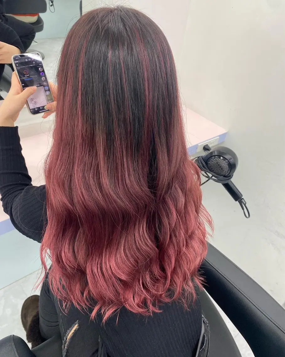 ロング カラー パーマ ヘアアレンジ メンズ 🤍透明感カラー🤍 似合わせ🤍AINEのヘアスタイル