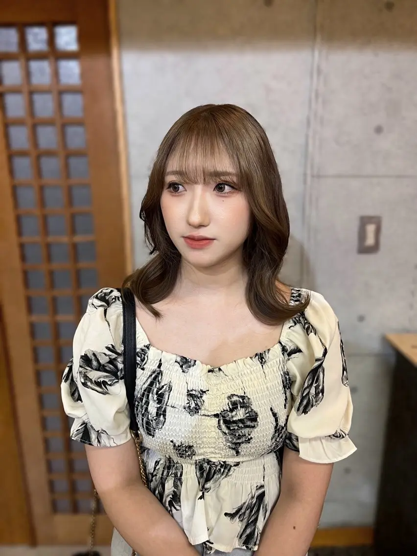 ミディアム カラー ブリーチ ヘアカラー トリートメント 垢抜けレイヤー✂️ RYOTAのヘアスタイル
