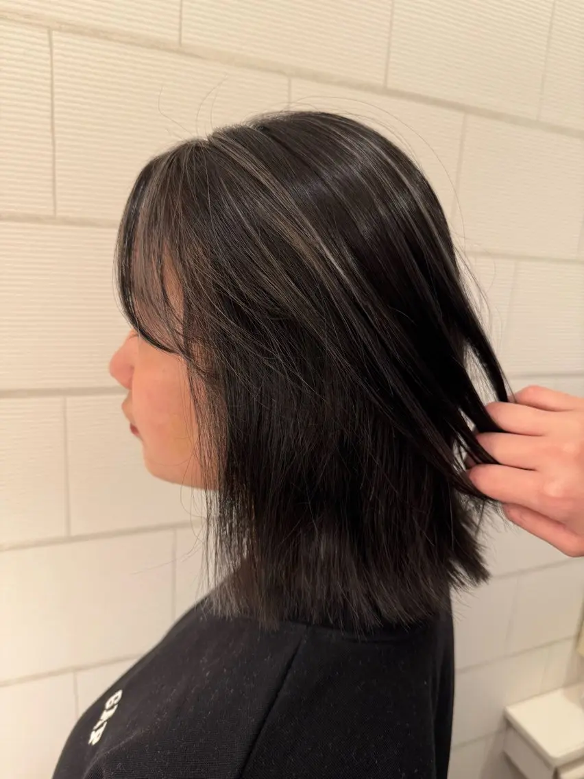 カラー ハイライトカラー 中村 美星のヘアスタイル