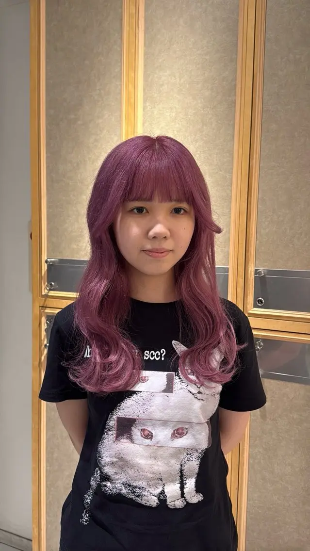 ロング カラー ヘアアレンジ ブリーチ ヘアカラー トリートメント ヘッドスパ 艶髪/ボブモデル 募集🫧Terukaのヘアスタイル