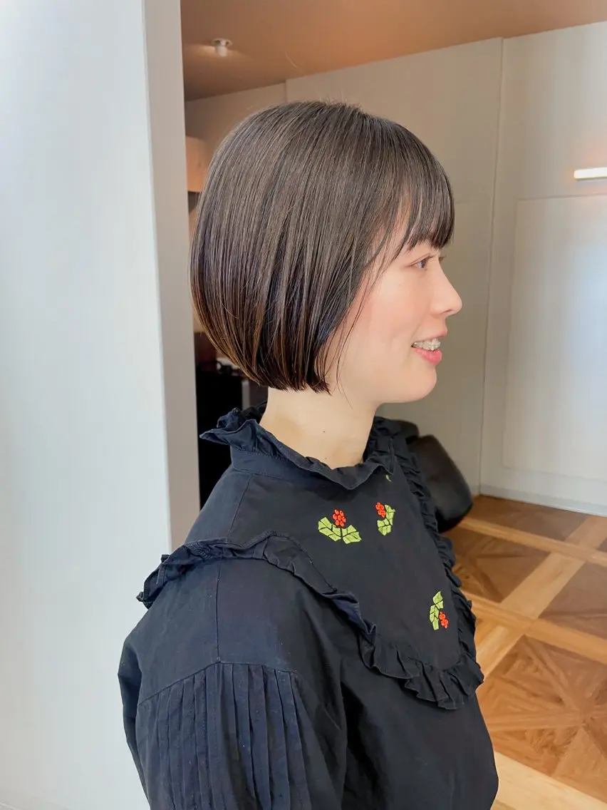ショート カット 緒方リエ 時短ショート・ボブのヘアスタイル
