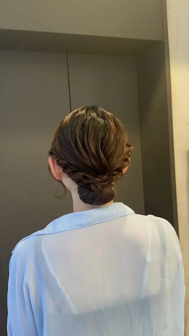 ミディアム ヘアアレンジ ヘアセット nanae🌷 吉祥寺のヘアスタイル