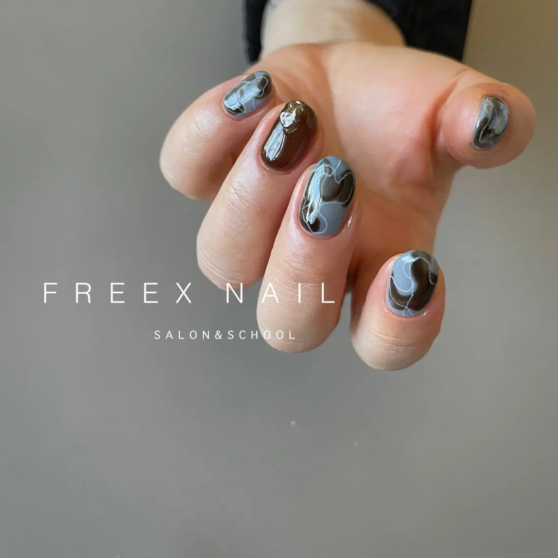 ネイル 冬ネイル ハンドネイル ハンドケア freex nail /ニュアンス/個性派のネイルデザイン