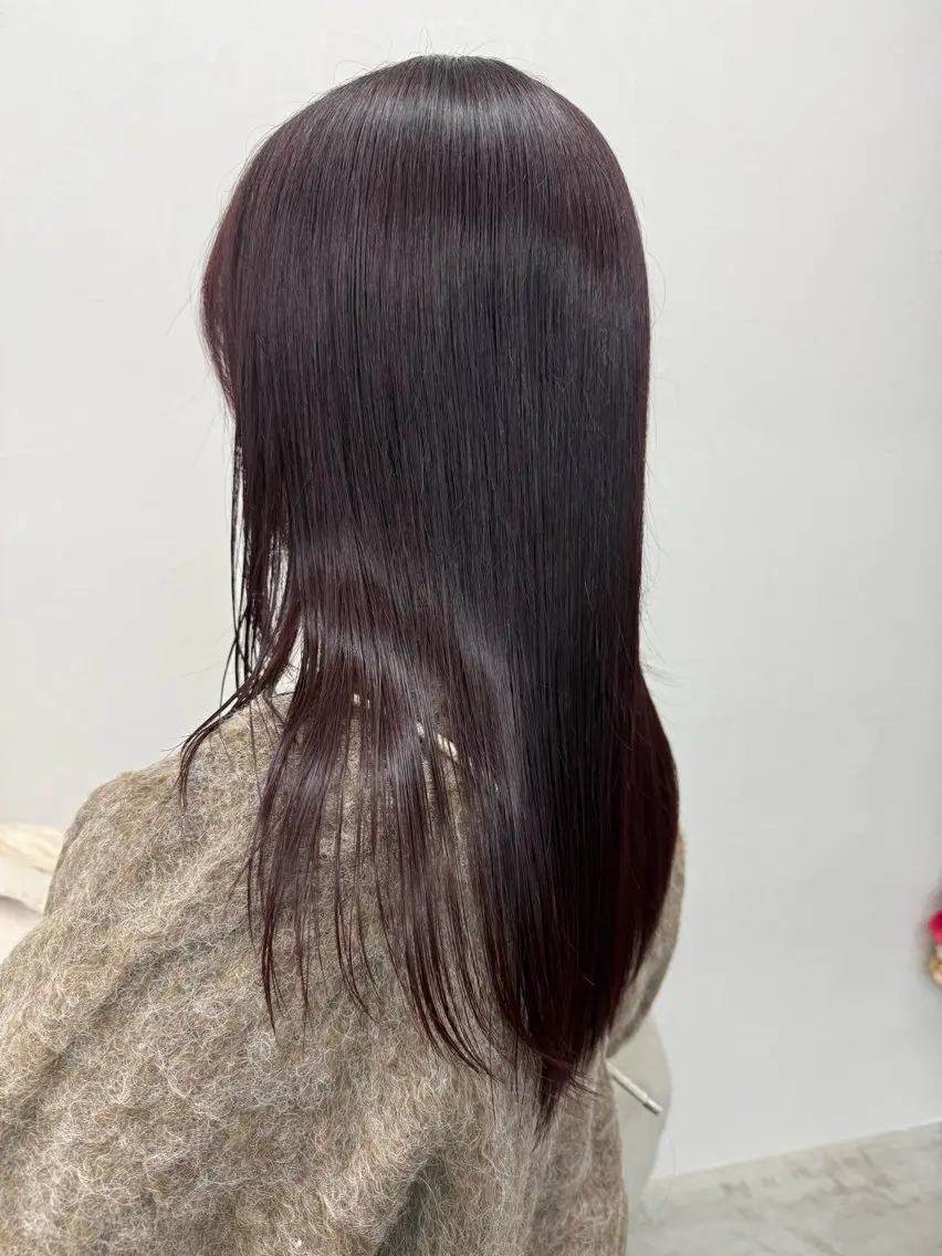 ロング ヘアカラー トリートメント 🎀うる艶モテ髪🎀 透明感/ユナのヘアスタイル