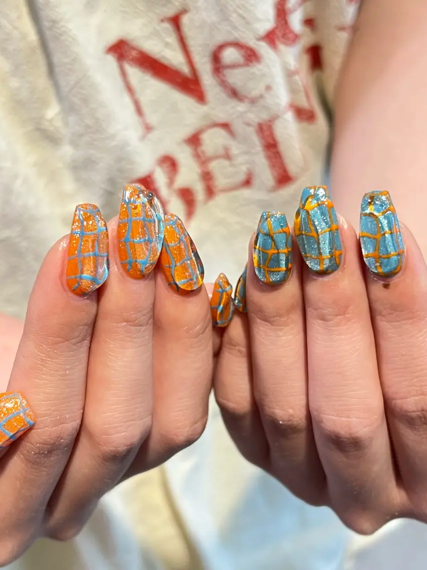 ネイル ハンドネイル Hata nail 🎀個性派ニュアンスのネイルデザイン