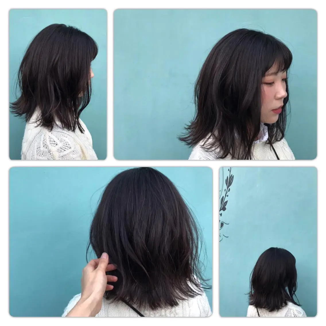 ミディアム カラー アッシュ ラベンダーカラー ラベンダーアッシュ トリートメント Ayano_ Jill francのヘアスタイル
