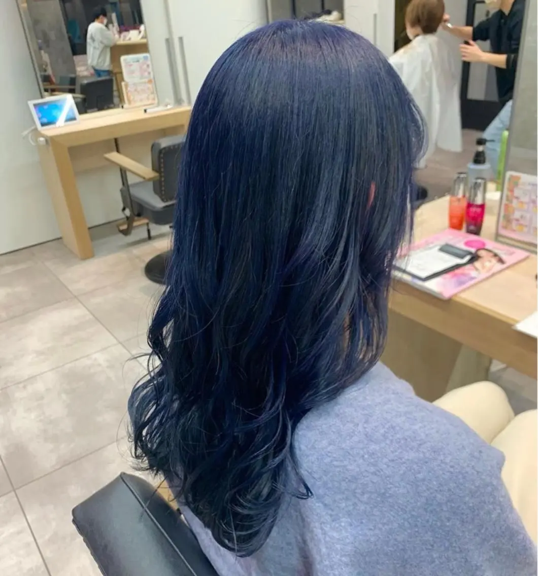 ロング カラー ショート・ボブ 🌈chinaのヘアスタイル