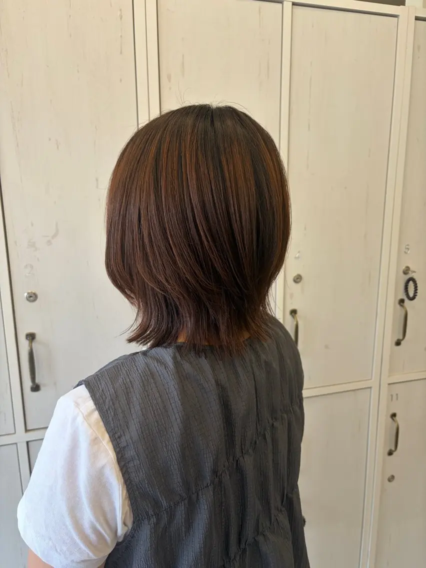 ショート ボブ ウルフカット カット chiba/艶カラー /ザクザクレイヤーのヘアスタイル