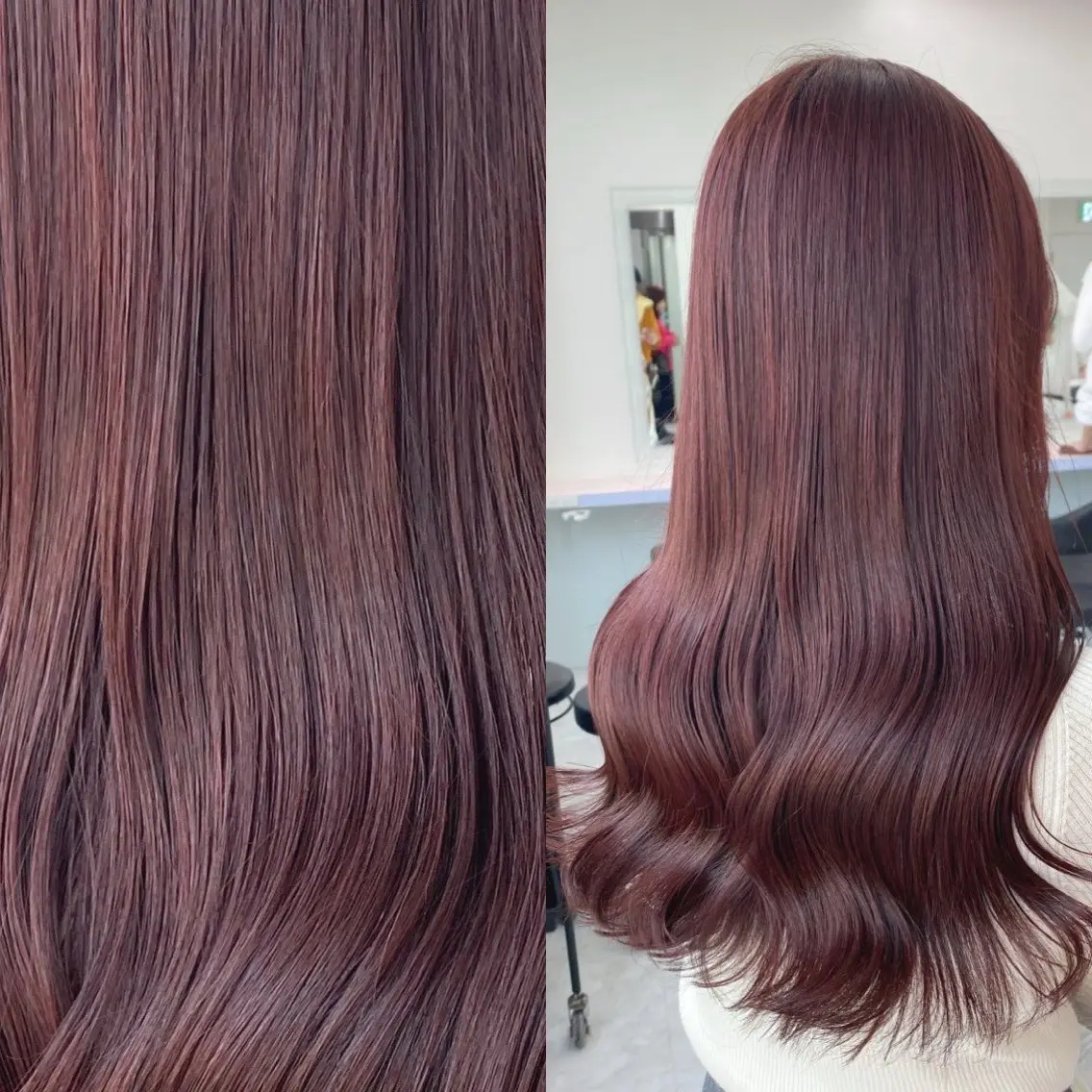 ロング カラー ヘアアレンジ 金山 律 暖色系カラーのヘアスタイル