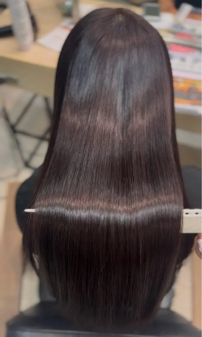 カット ヘアカラー 縮毛矯正 レイヤー⌇アレンジ ⌇misato🩶のヘアスタイル