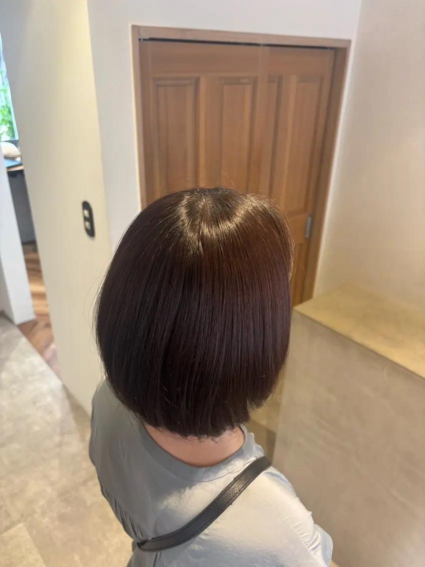 ショート カラー りんと 🩷🦋のヘアスタイル