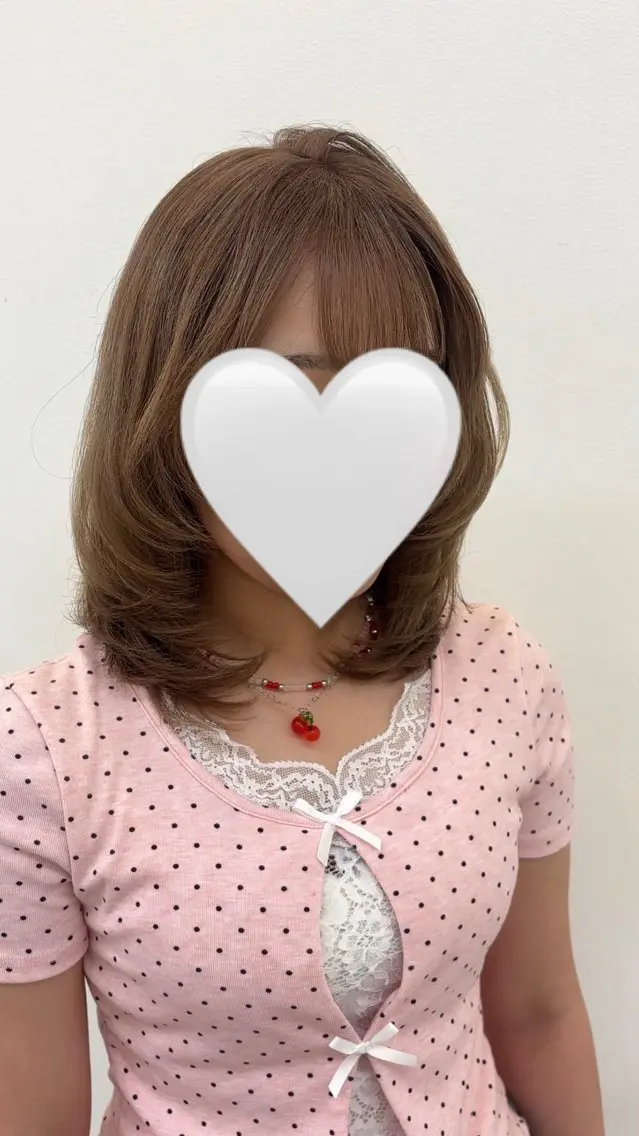 カラー ヘアカラー 韓国レイヤー艶カラー ブリーチ otohaのヘアスタイル