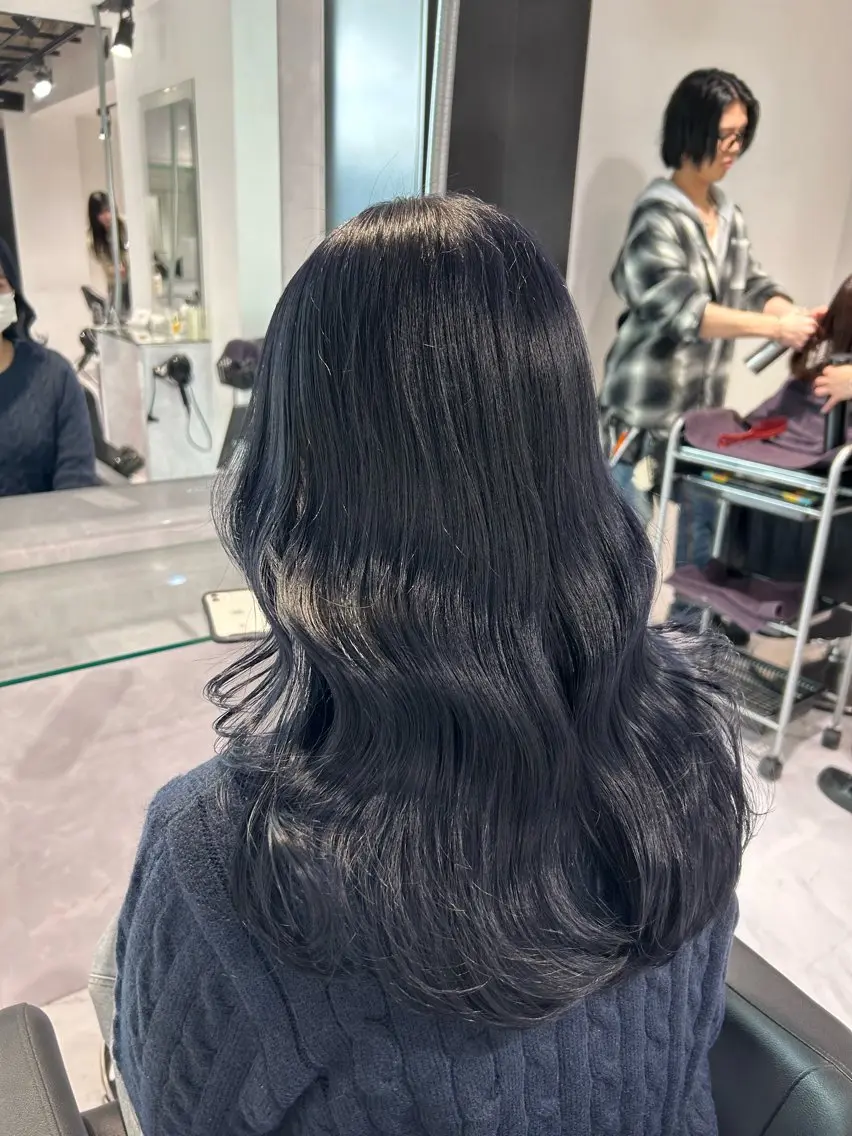 ロング カラー 表参道/透明感カラー /暗髪/ジュキヤのヘアスタイル