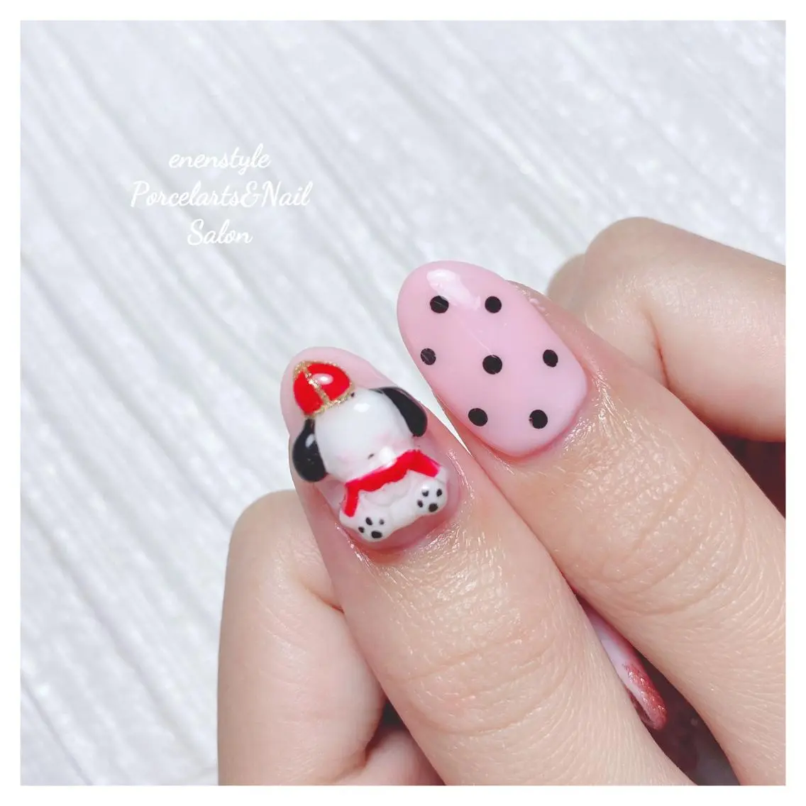 ミディアム ネイル 🐾enen style 🐾のネイルデザイン