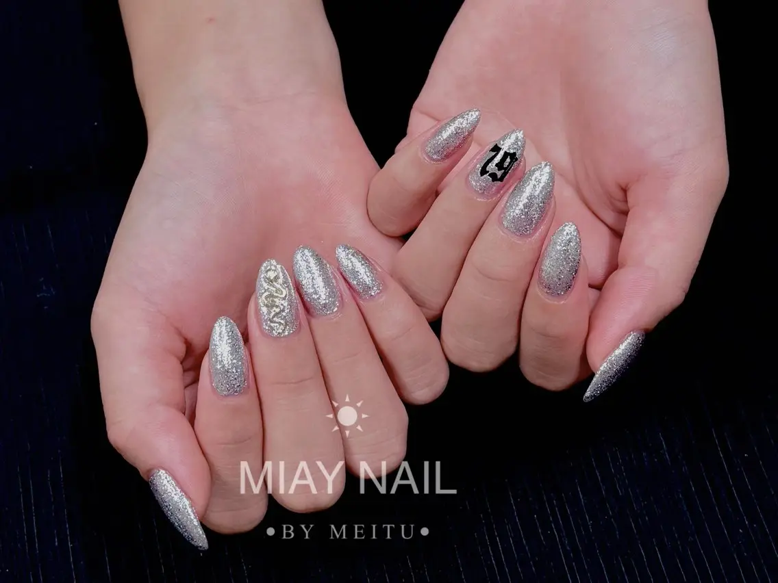 ネイル ハンドネイル 💜MIYA NAIL鶴見店のネイルデザイン
