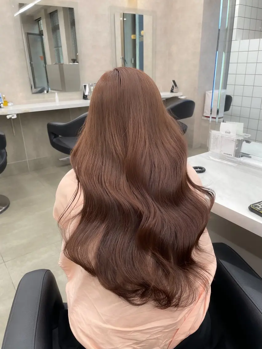 ロング 🤍透明感カラー/ 韓国レイヤー🤍のヘアスタイル