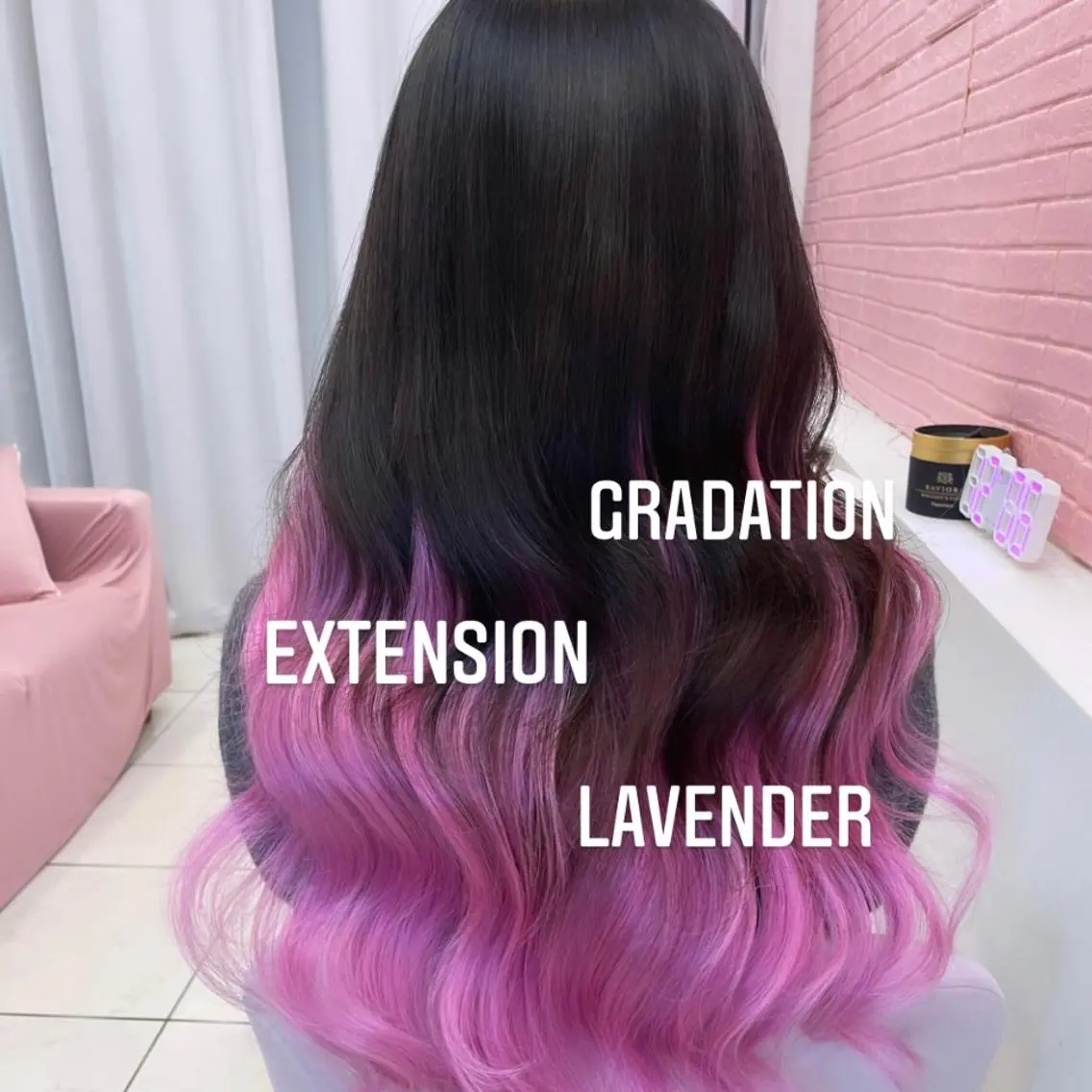 ロング カラー ヘアカラー エクステ エクステ🩵ブリーチ 韓国ヘア🩵KAEのヘアスタイル