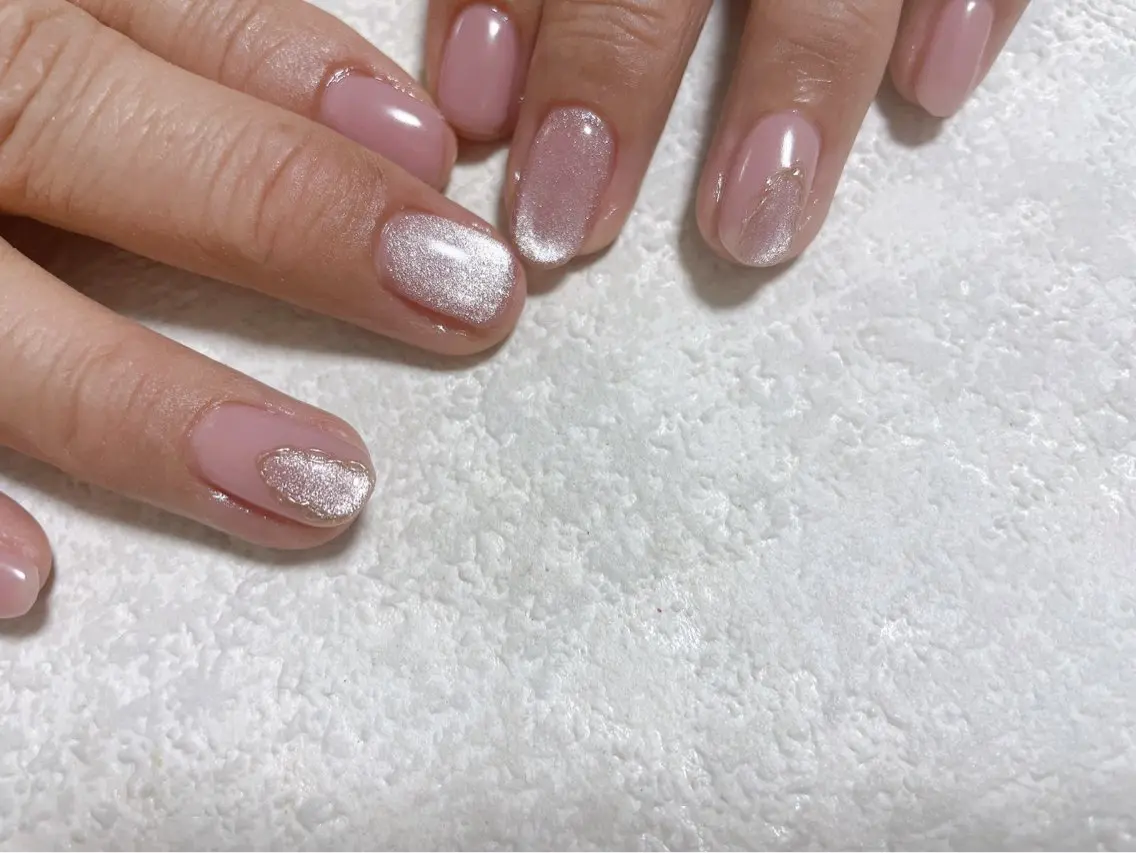 ネイル ジェルネイル マグネットネイル メンズネイル ワンカラーネイル パラジェル kiki nail たまプラーザのネイルデザイン