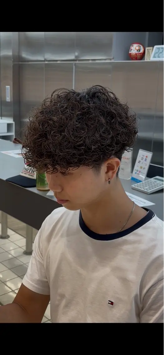 パーマ メンズ カット パーマ メンズ/海外風パーマ /渋谷・原宿/櫻井のヘアスタイル