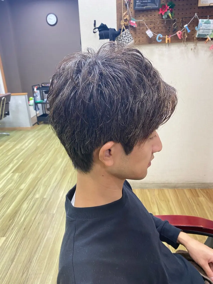 ショート メンズ メンズパーマ カット パーマ Ryo 🌀のヘアスタイル