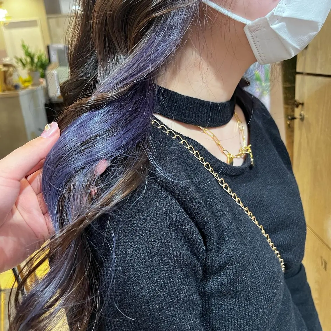 ロング パープルカラー 🔆韓国 norika🔆のヘアスタイル