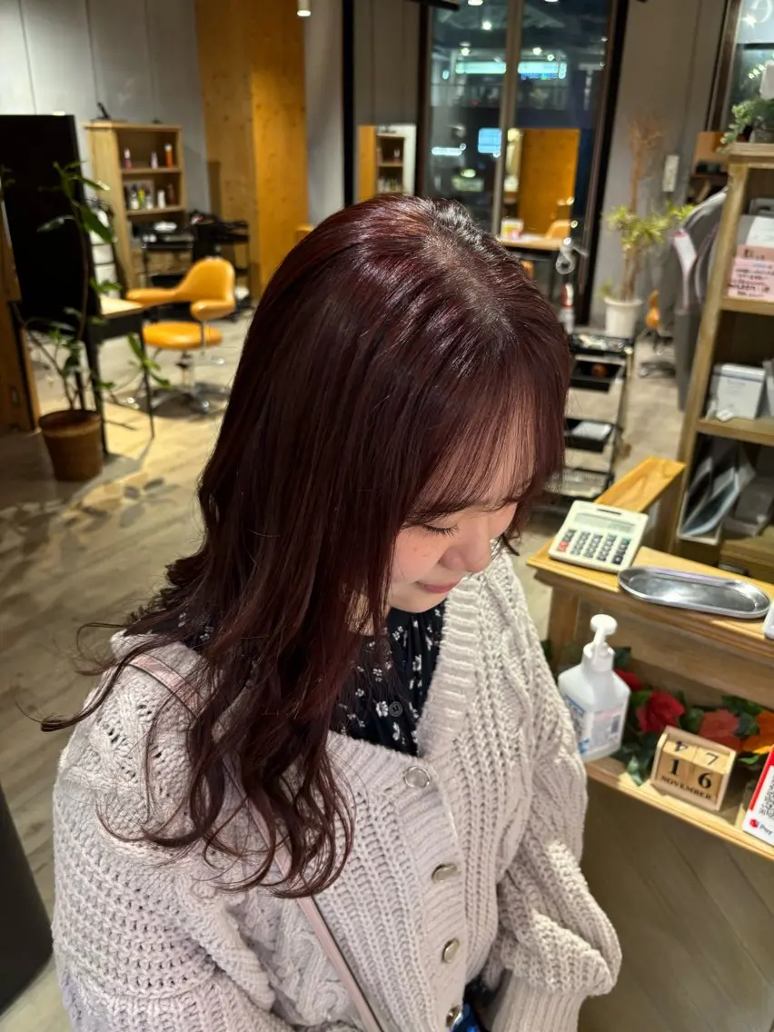 ロング パつっとボブ 🌸みおのヘアスタイル