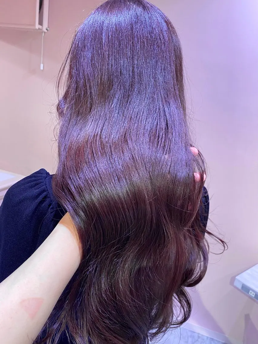 ロング ヘアカラー 透明感/艶カラー 💘Hanaのヘアスタイル