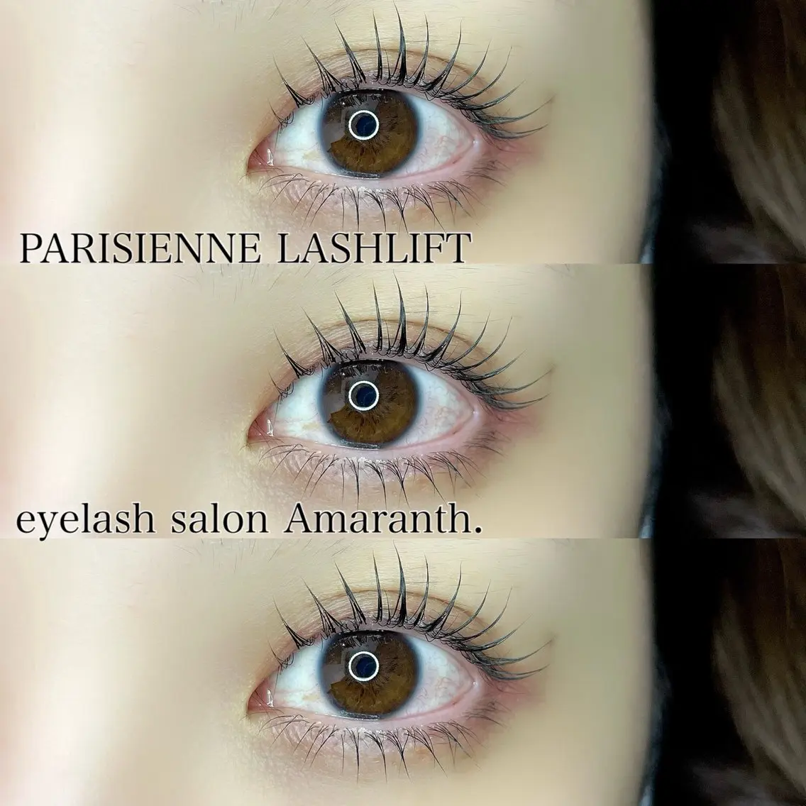 マツエク・マツパ パリジェンヌラッシュリフト 【Amaranth】 立川店🌟のマツエク・マツパデザイン