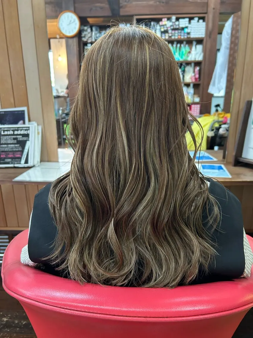 ロング カラー Berry Berryのヘアスタイル