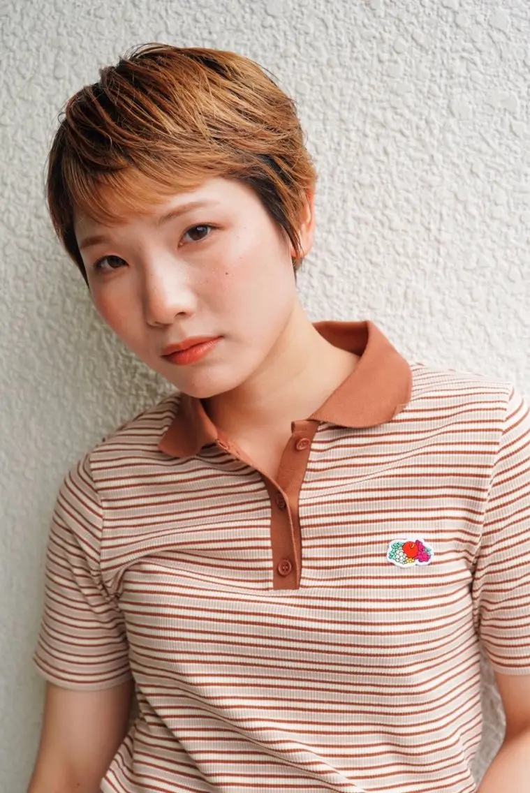 ショート カラー カット ヘアカラー トリートメント 石田 俊介のヘアスタイル