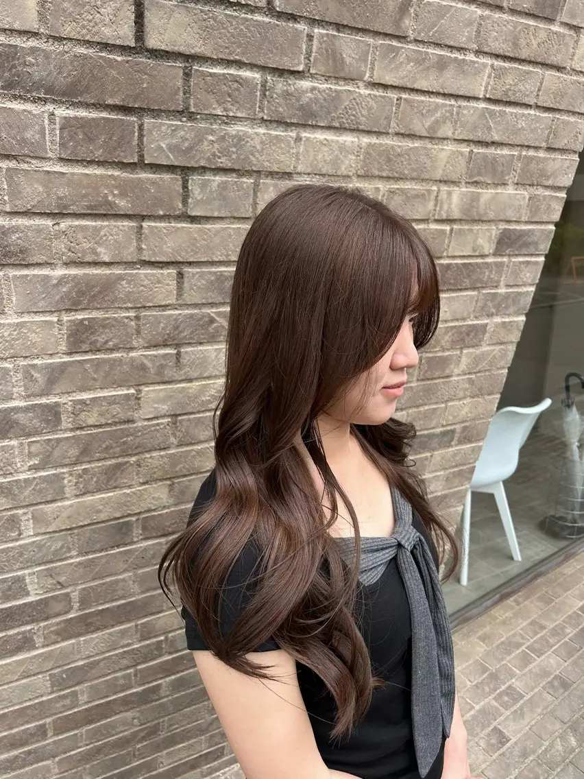 ロング ヘアカラー 似合わせカット&艶 カラー🤍ヒナタ🤍のヘアスタイル