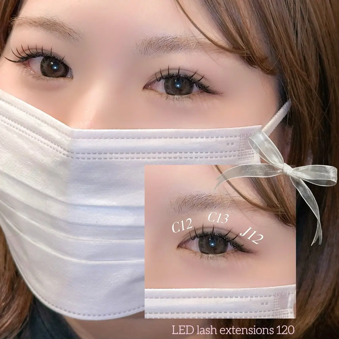 《人気No.1✩.*˚高持続LED🎀》 flat lush 100本 口コミ特典束間コーティング付き♡¥5700の写真