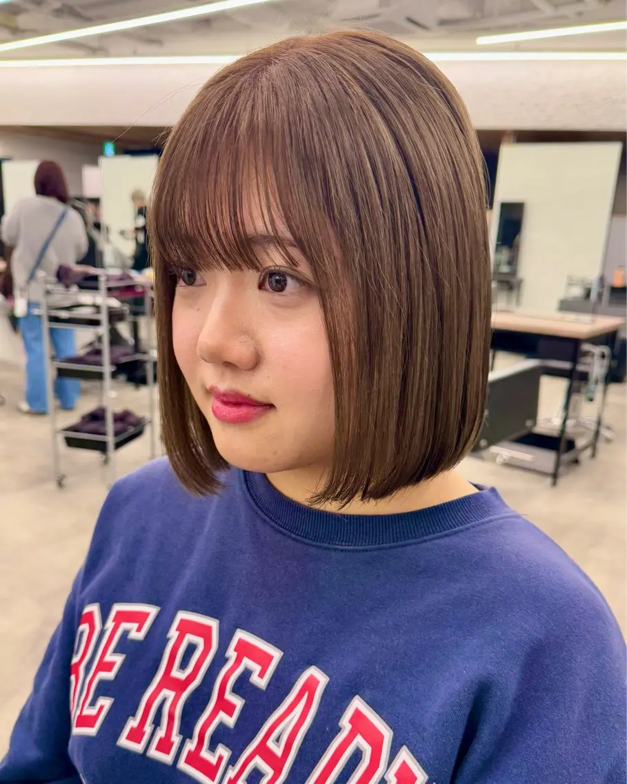 ショート カラー ヘアアレンジ 暖色/ショート/ボブ /hana🌸のヘアスタイル