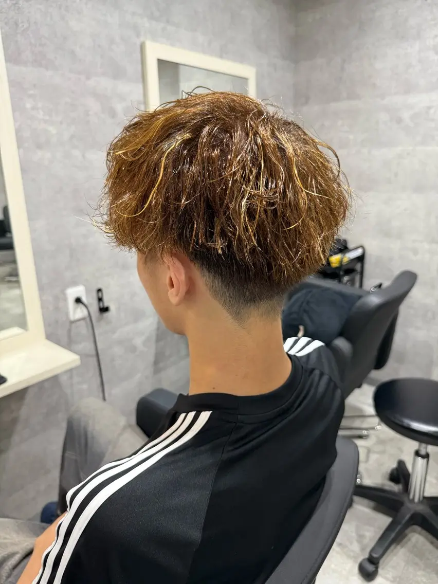パーマ メンズ 園田 光輝のヘアスタイル