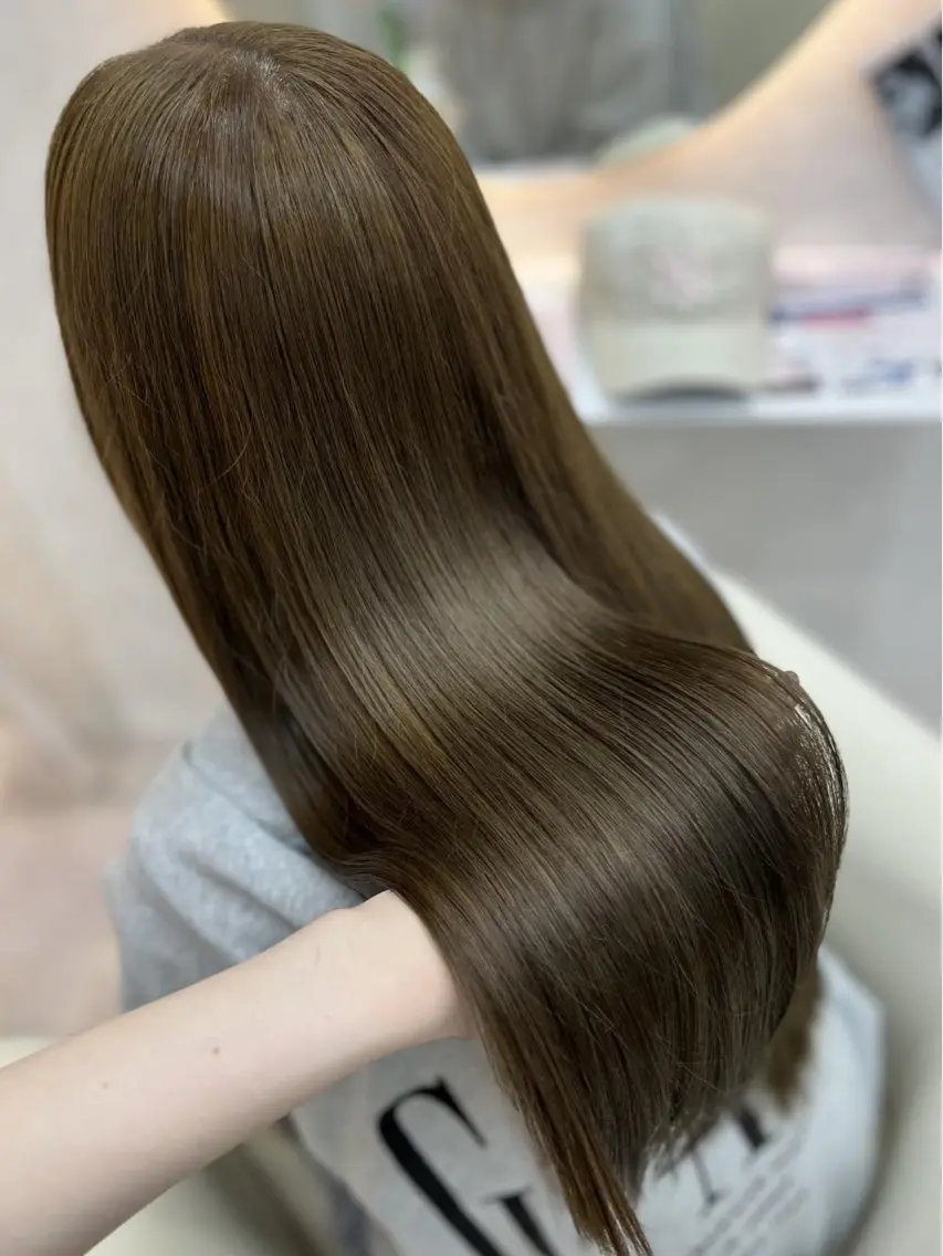 セミロング ヘアカラー トリートメント 🫧神田桃歌🫧 赤羽/ワンカラー🦋のヘアスタイル