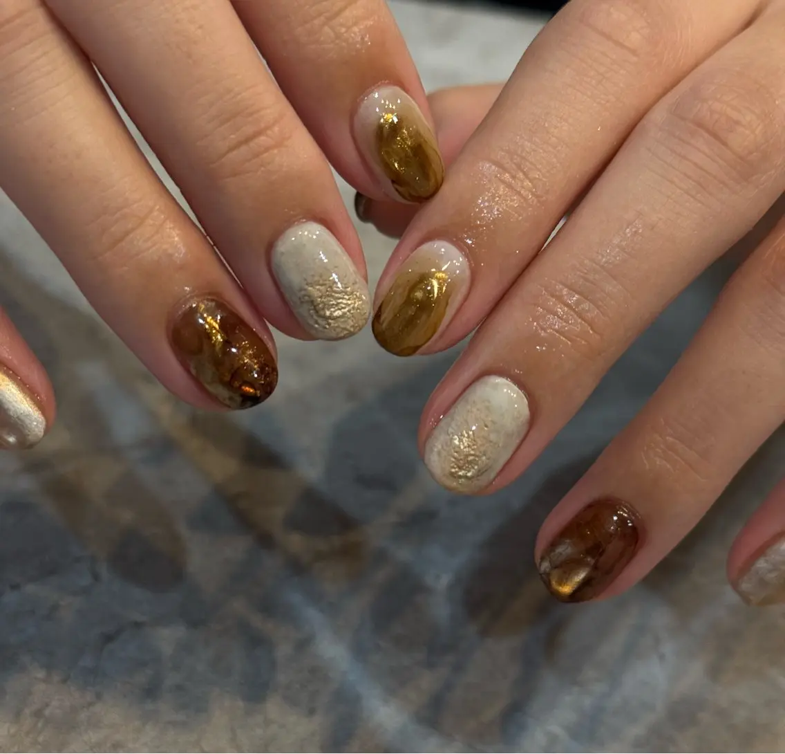 ネイル ニュアンスネイル ハンドネイル Blé nailのネイルデザイン