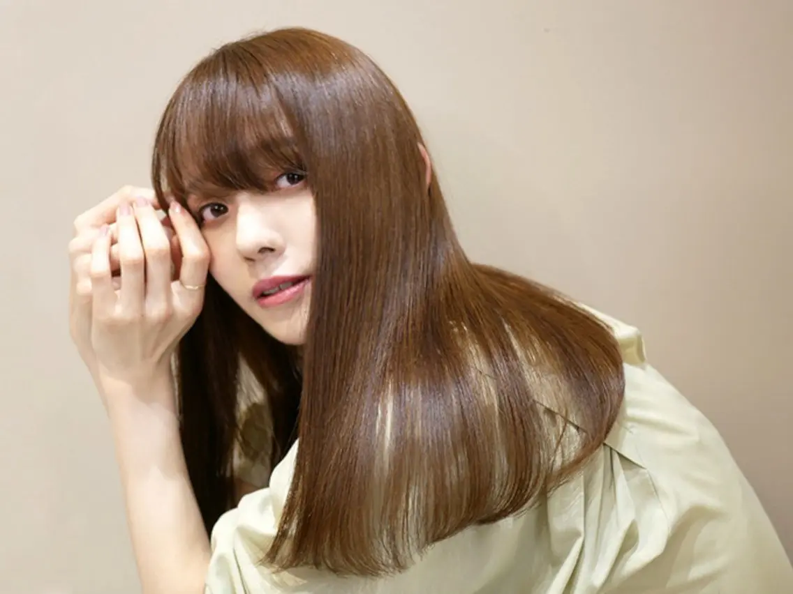 ミディアム カラー 髪質改善 大人女性の救世主🙌 鶴見/大勝拓真のヘアスタイル
