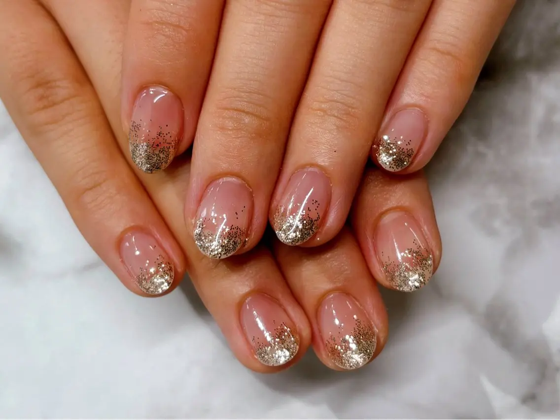 ネイル グラデーション ラメ(グリッター) ハンドネイル Lani🌈Nail Konatsuのネイルデザイン