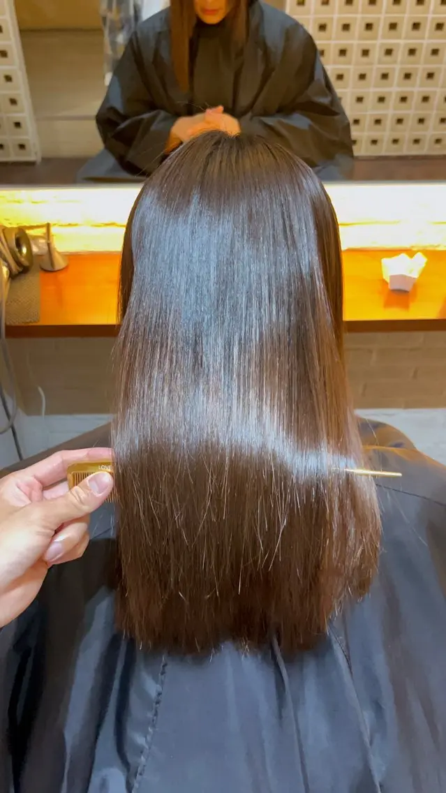 ミディアム 縮毛矯正 トリートメント CoCooN TAKUMAのヘアスタイル