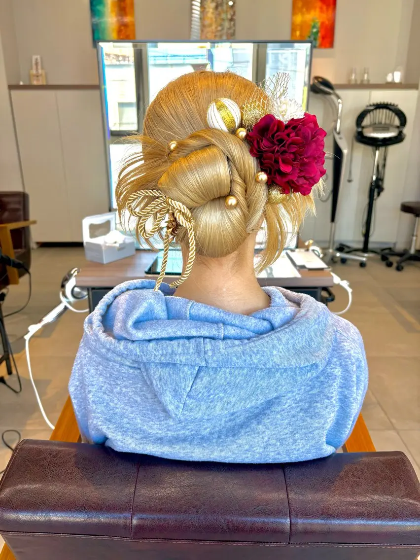 ロング ヘアアレンジ 🩵MEI🩵鶴見 ／ヘアアレンジ💫のヘアスタイル