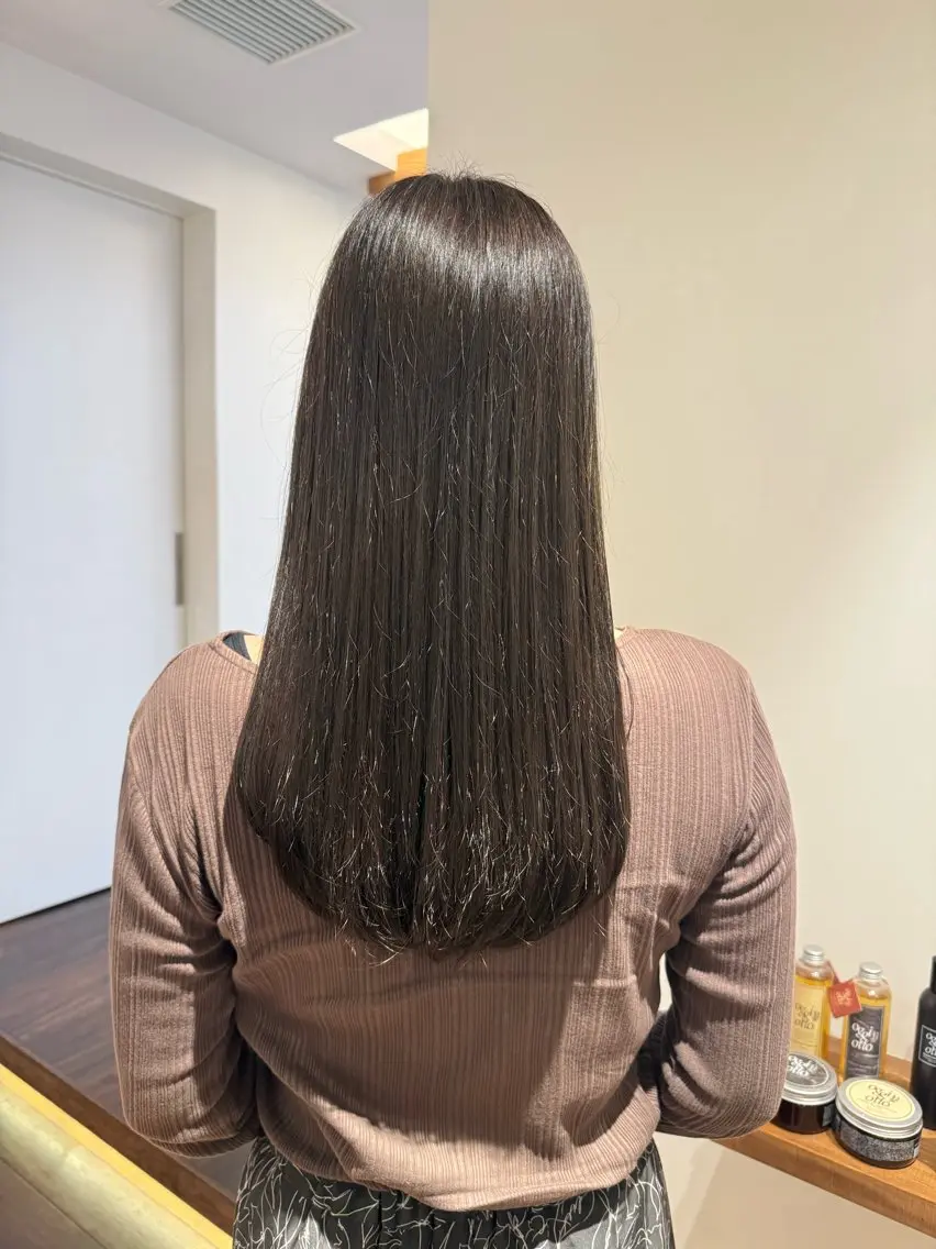 セミロング カラー パーマ無料モデル様 募集中💖ゆりのヘアスタイル