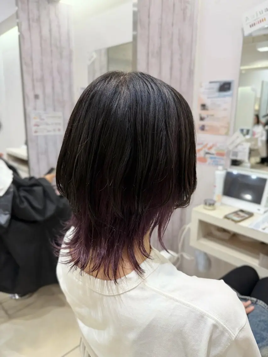 ミディアム カラー カット ヘアカラー 🤎ベージュカラー/ 髪質改善/山岸🤎のヘアスタイル