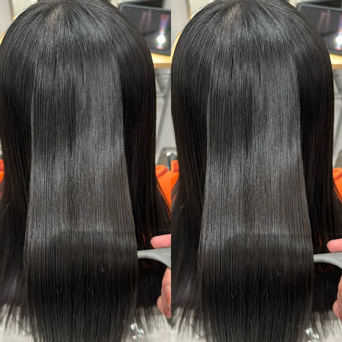 ロング 縮毛矯正 カット 縮毛矯正 益野 凌のヘアスタイル