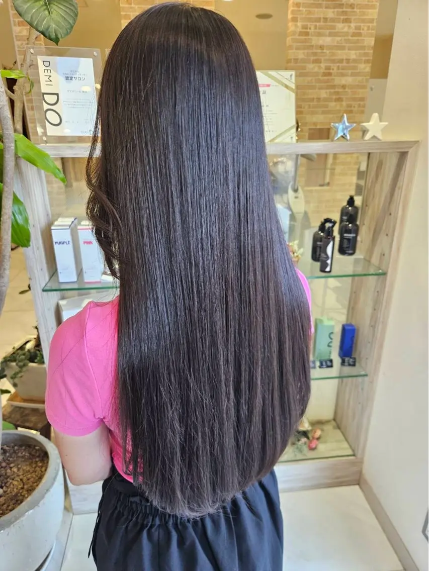 カット✂️+ダメージケア🫧縮毛矯正の写真