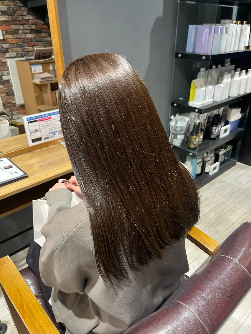 ロング カラー 透明感カラー オリーブカラー ヘアカラー 🫧鈴木ちゃん🫧 似合わせ×個性のヘアスタイル