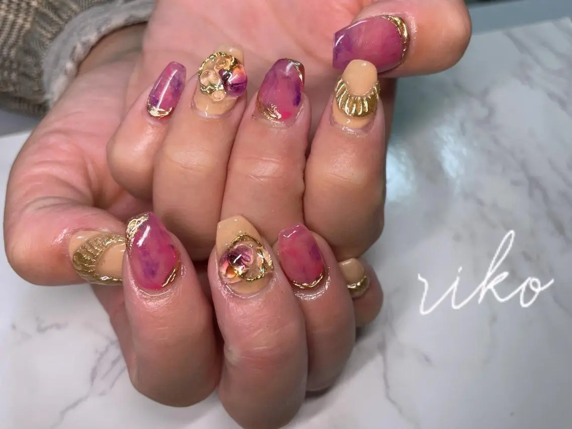 ネイル ハンドネイル riko nailのネイルデザイン